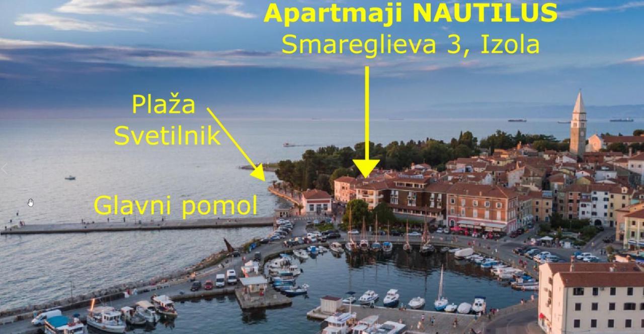 Apartments Nautilus, Nearby Beach Svetilnik Izola Exterior photo